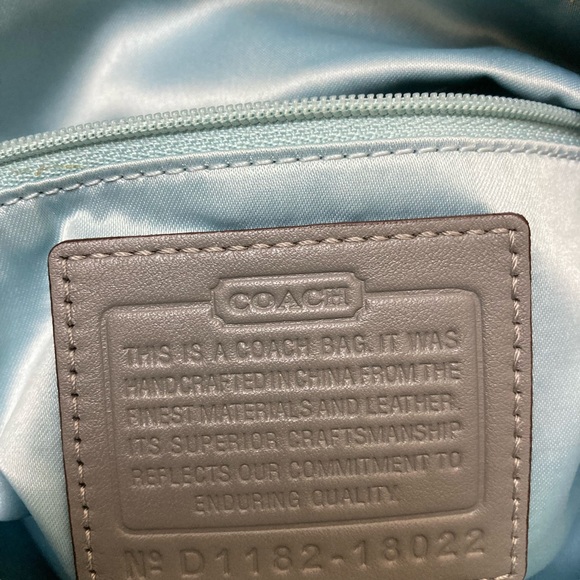 Coach Grey Leather Hobo Bag - Picture 15 of 16